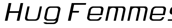Hug Femmes font preview